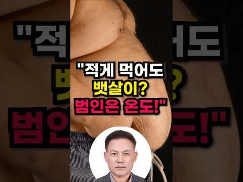 체온 UP! 뱃살 DOWN! 건강 신진대사 관리 습관