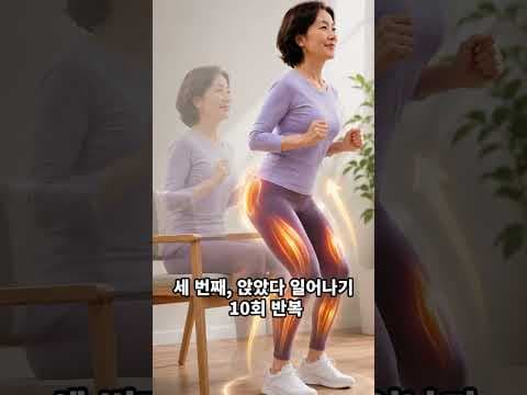 하체 붓기 빼는 건강 루틴! 허벅지 림프 순환 운동 5가지