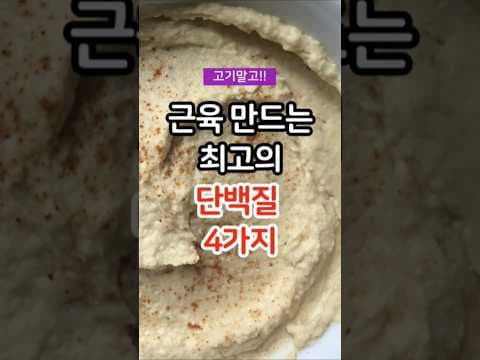 고기 없이 건강하게! 대체 단백질 식품 BEST 4 추천