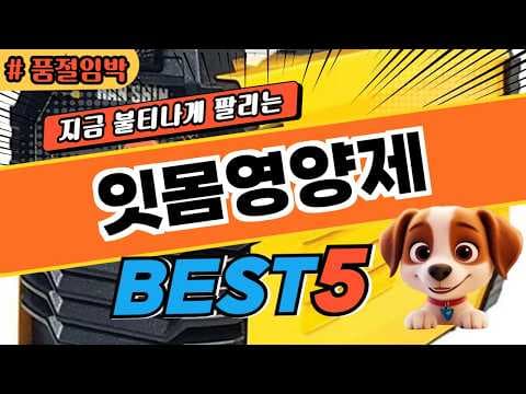 잇몸 건강 지키는 영양제 추천 BEST 5, 꼼꼼 비교!