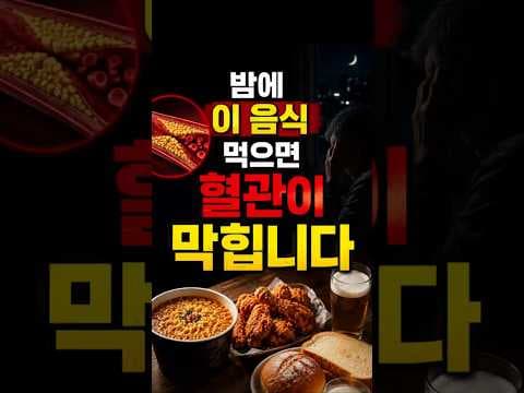 70대 혈관 건강 해치는 야식, 지금부터 건강 지키는 습관!