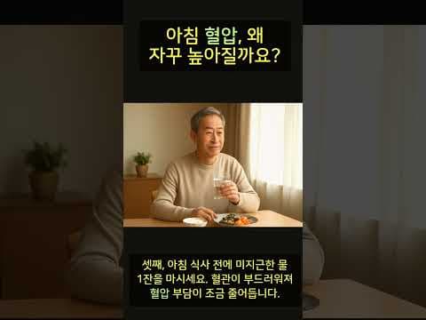 기상 직후 건강 지키는 아침 혈압 관리법: 5분 심호흡 효과