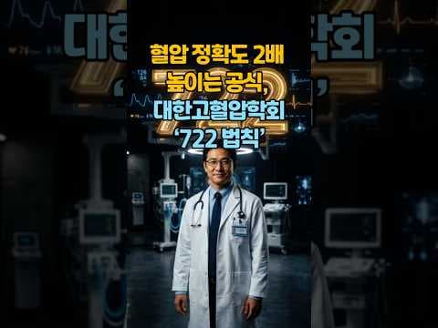 722 법칙으로 건강 혈압 관리! 정확한 혈압 측정 방법