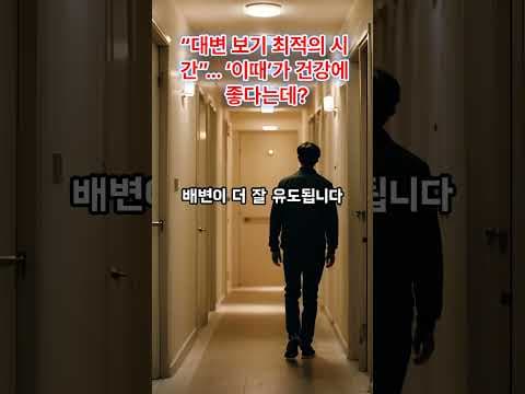 쾌변 돕는 건강 습관! 최적의 배변 시간과 식습관 알아보기